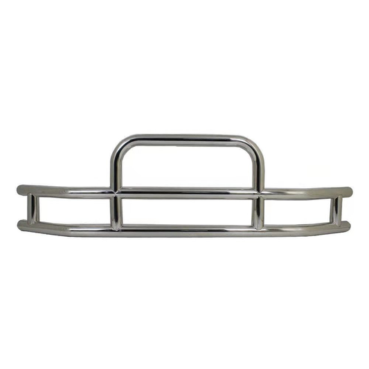 Universal Type Deer Guard Bumper with Brackets for Semi-Truck (Chrome)