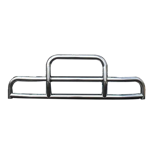 Universal Type Deer Guard Bumper with Brackets for Semi-Truck (Chrome)