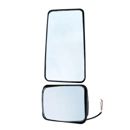 Hino Sequential LED Signal Upper & Lower Door Mirrors Set Chrome 2008-2021