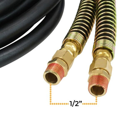 15FT 2-in-1 Wrap Set Air Line Hose Assemblies for Semi Truck