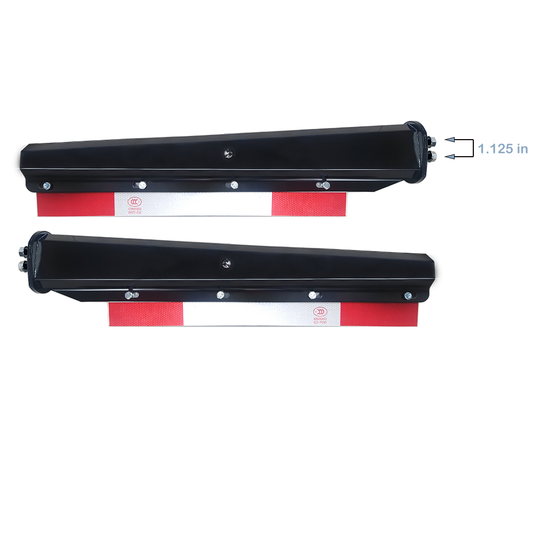 Semi Truck Straight Spring Loaded Mud Flap Hanger RH & LH 1.125"/2.5''